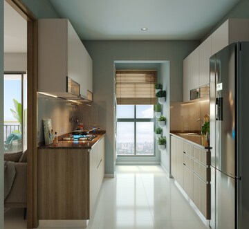 Kitchen in 2 BHK Apartment at Rustomjee Pinnacle, Borivali East – for Sale