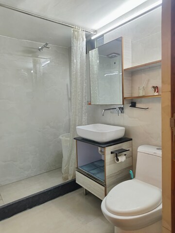 Bathroom in 4 BHK Apartment at Green Park – for Rent