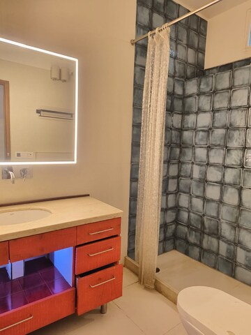Bathroom in 4 BHK Apartment at Green Park – for Rent