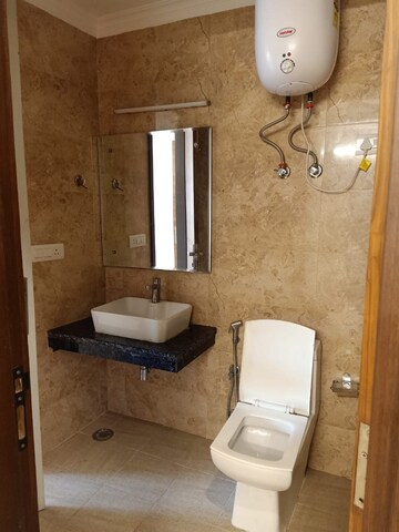 Bathroom in 3 BHK Builder Floor at Palm Residency Chhatarpur, Chattarpur – for Rent