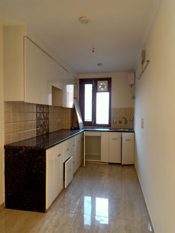 Kitchen in 3 BHK Builder Floor at Palm Residency Chhatarpur, Chattarpur – for Rent