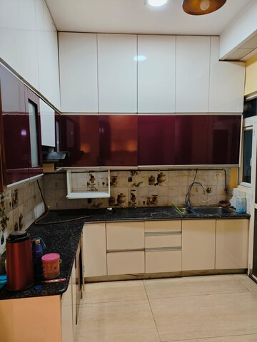 Kitchen in 3 BHK Apartment at Gaur Sportswood, Sector 79 – for Rent