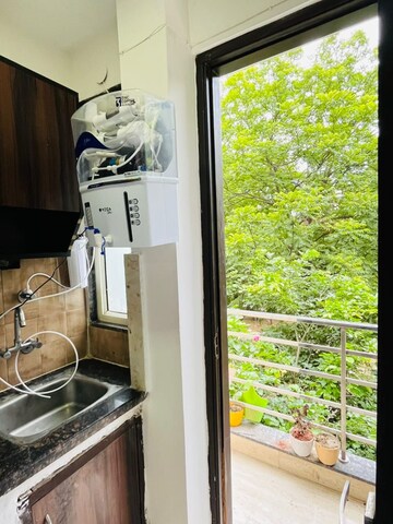 Balcony in 1 RK Builder Floor at Sushant Lok I – for Rent