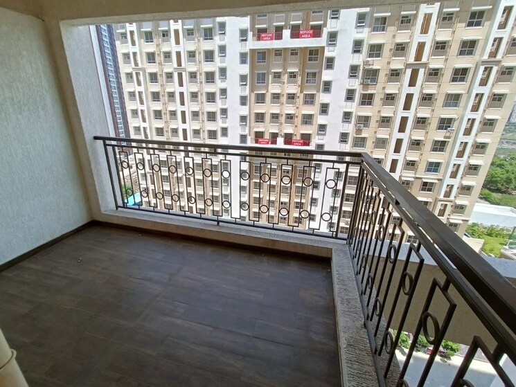 Balcony, nyati-elysia 2 Bedroom 672 Sq.Ft. Apartment In Kharadi Pune 9029878