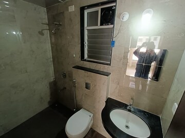 Bathroom in 2 BHK Apartment at Nyati Elysia, Kharadi – for Rent