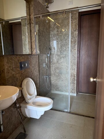 Bathroom in 4 BHK Apartment at LnT Realty Crescent Bay, Parel – for Sale