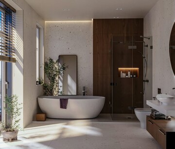Bathroom in 5 BHK Independent House at Sector 9 Panchkula – for Rent