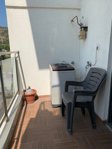 Balcony in Studio Apartment at Gera Adara, Hinjewadi – for Rent