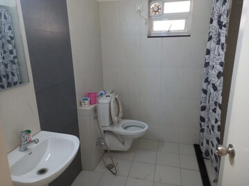 Bathroom in 3 BHK Apartment at Godrej Horizon, Mohammadwadi – for Rent