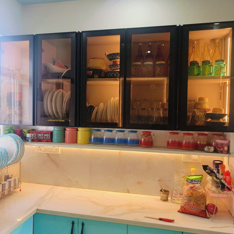 Kitchen, sjr-blue-waters 3 Bedroom 1575 Sq.Ft. Penthouse In Off Sarjapur Road Bangalore 9029960