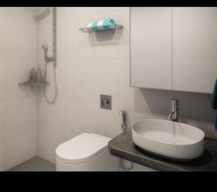 Attached Bathroom, marathon-nexworld 1 Bedroom 315 Sq.Ft. Apartment In Dombivli East Thane 9030041