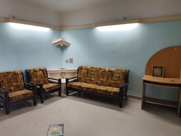 Living Room in 1 BHK Apartment at Adajan – for Rent