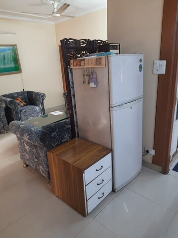Living Room in 3 BHK Apartment at Sector 3 Dwarka – for Rent