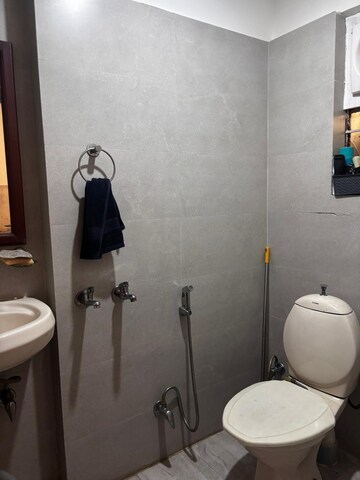 Bathroom in 2 BHK Apartment at Vasant Kunj – for Rent