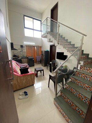 Living Room in 2 BHK Apartment at Gera Adara, Hinjewadi – for Rent