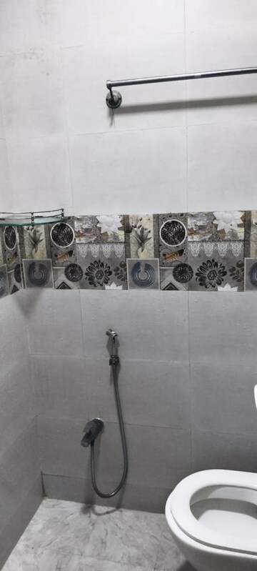 Bathroom in 1 BHK Apartment at Kopar Khairane – for Rent