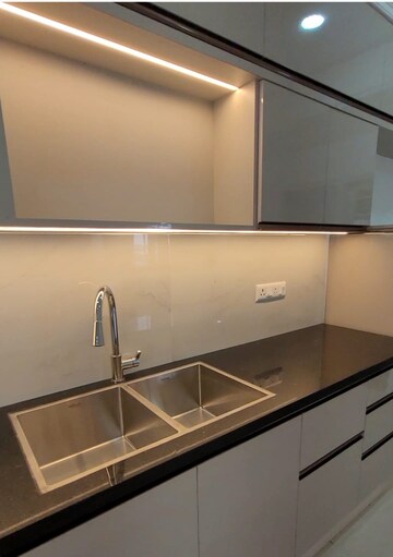 Kitchen in 4 BHK Apartment at Hill Ridge Springs, Gachibowli – for Rent