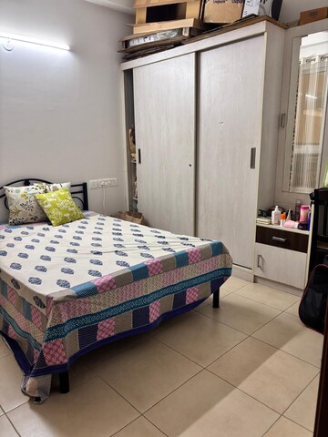 Bedroom in 2 BHK Apartment at Bhartiya Nikoo Homes, Thanisandra Main Road – for Rent