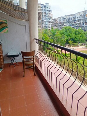 Balcony in 2 BHK Apartment at Bramha Majestic, Kondhwa – for Sale