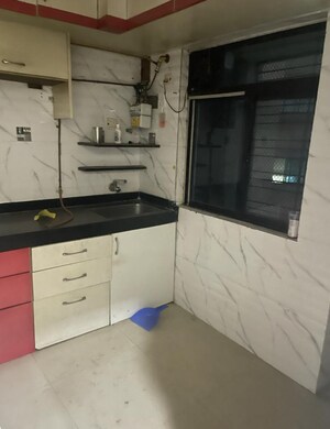 Kitchen in 1 BHK Apartment at Runwal Pearl, Manpada – for Sale