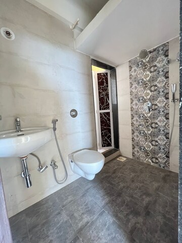 Bathroom in 2 BHK Apartment at Parsik Nagar – for Sale