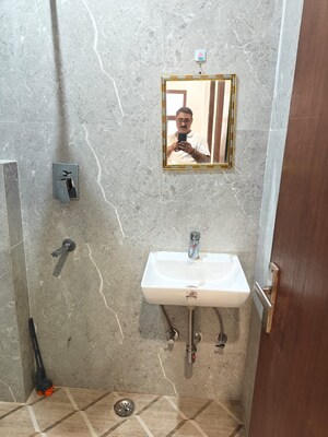 Bathroom in 2 BHK Builder Floor at Freedom Fighters Enclave – for Sale