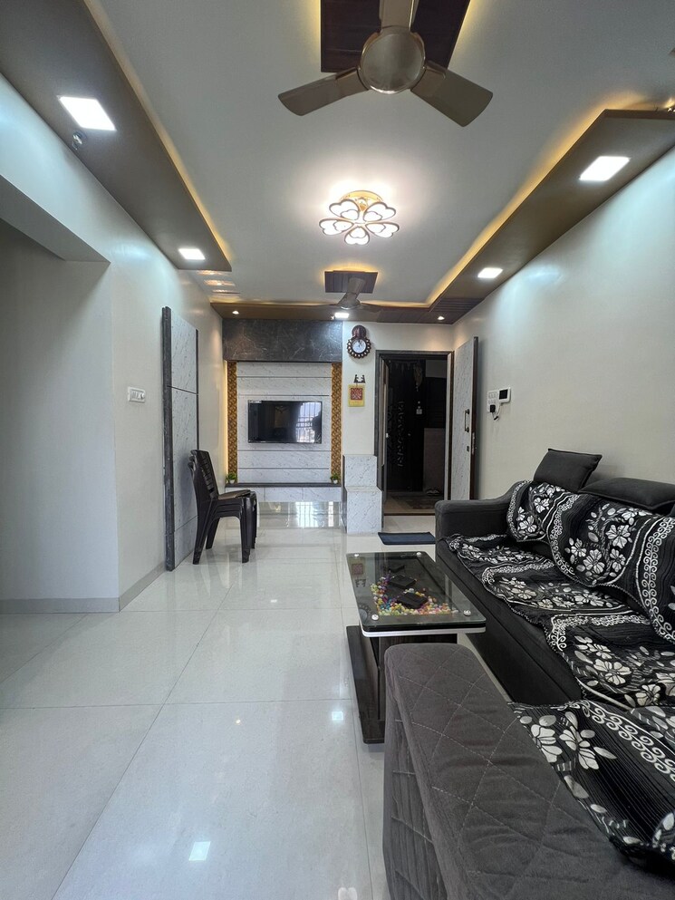 Living Room, parsik nagar 2 Bedroom 950 Sq.Ft. Apartment In Parsik Nagar Thane 9030493