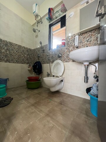 Bathroom in 2 BHK Apartment at Parsik Nagar – for Sale
