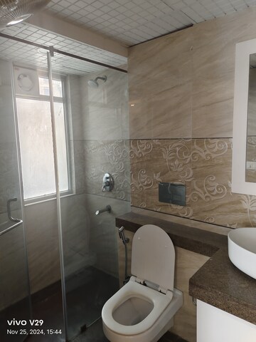 Bathroom in 3 BHK Apartment at Parsvnath Exotica, Sector 53 – for Rent