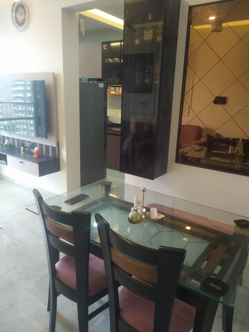 Living Room in 2 BHK Apartment at Ashar Axis, Majiwada – for Rent