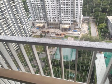 Balcony in 2 BHK Apartment at Ashar Axis, Majiwada – for Rent