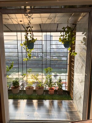 Balcony in 3 BHK Apartment at Saptashree Naikwadi, Gokhale Road – for Sale