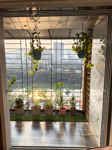 Balcony in 3 BHK Apartment at Saptashree Naikwadi, Gokhale Road – for Sale