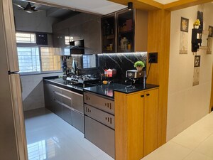Kitchen in 3 BHK Apartment at Saptashree Naikwadi, Gokhale Road – for Sale