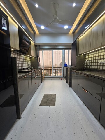 Kitchen in 4 BHK Apartment at Parsik Nagar – for Sale