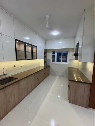 Kitchen in 4 BHK Apartment at L&T Raintree Boulevard, Hebbal – for Rent
