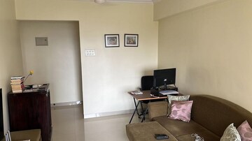 Living Room in 1 BHK Apartment at Bandra West – for Rent