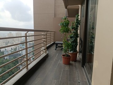 Balcony in 3.5 BHK Apartment at Kanakia Silicon Valley, Powai – for Rent