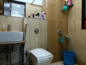 Bathroom in 3 BHK Apartment at Santacruz West – for Rent