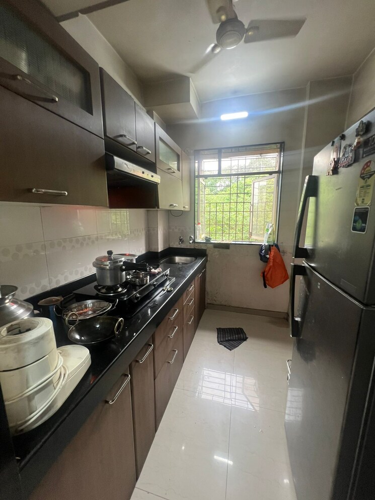 Kitchen, parsik nagar 1 Bedroom 620 Sq.Ft. Apartment In Parsik Nagar Thane 9030825