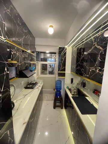 Kitchen in 2 BHK Apartment at Freedom Fighters Enclave – for Rent