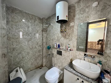 Bathroom in 2 BHK Builder Floor at Saket – for Rent