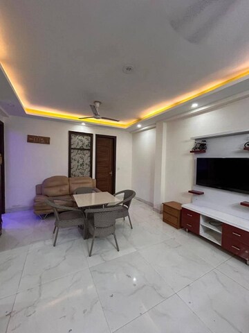 Living Room in 3 BHK Apartment at Freedom Fighters Enclave – for Rent