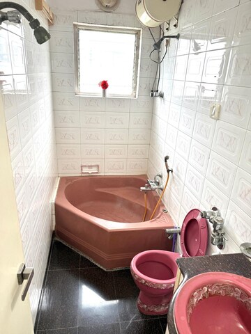 Bathroom in 1 BHK Apartment at Sundervan Complex, Andheri West – for Rent
