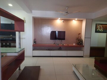 Living Room in 4 BHK Apartment at Shela – for Rent