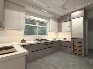Kitchen in 3 BHK Builder Floor at Igi Airport Area – for Sale