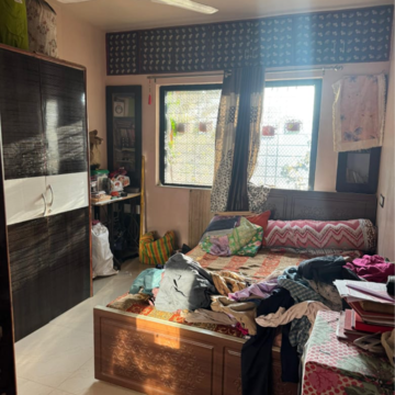 Living Room in 2 BHK Apartment at Anita Residency, Vighnaharta Nagar – for Rent