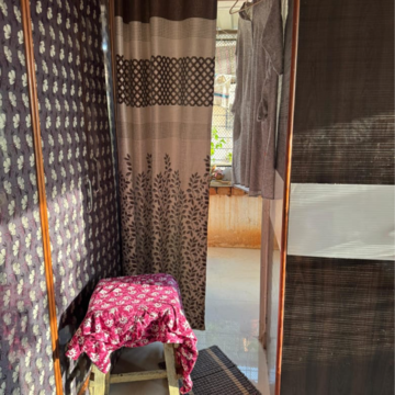 Balcony in 2 BHK Apartment at Anita Residency, Vighnaharta Nagar – for Rent