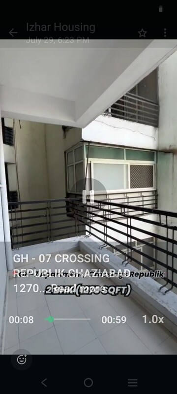 Staircase in 2 BHK Apartment at GH-7 Crossings Republik, Vijay Nagar – for Sale