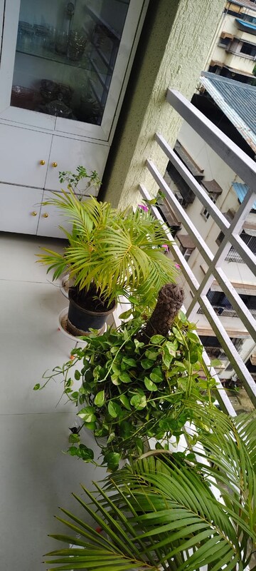 Balcony in 1 BHK Apartment at Lodha Amara, Kolshet Road – for Rent